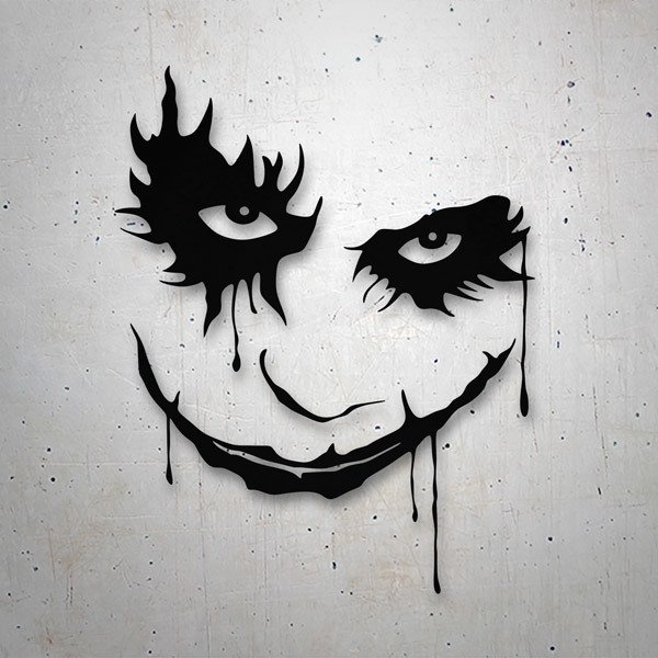 Aufkleber: Lächeln Sie Joker