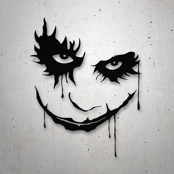 Aufkleber: Lächeln Sie Joker 0