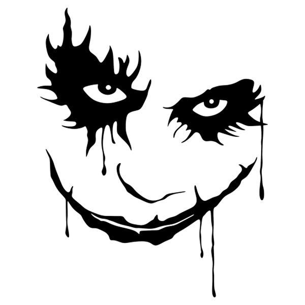 Aufkleber: Lächeln Sie Joker
