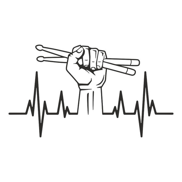 Aufkleber: Cardio Electro Handdrummer