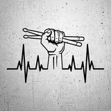 Aufkleber: Cardio Electro Handdrummer 2