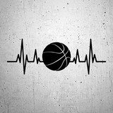 Aufkleber: Cardio Elektro Basketball 2