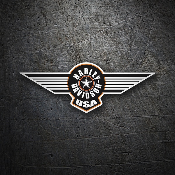 Aufkleber: Harley Davidson USA