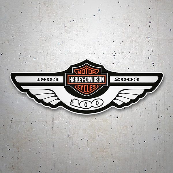 Aufkleber: Harley Davidson 1903-2003