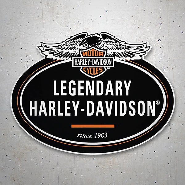 Aufkleber: Legendary Harley Davidson