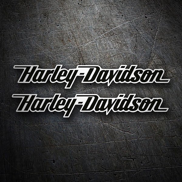 Aufkleber: Kit Harley Davidson Schleudern schwarz