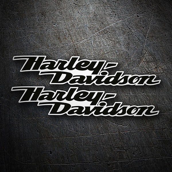 Aufkleber: Kit Harley Davidson schwarze Aerodynamik