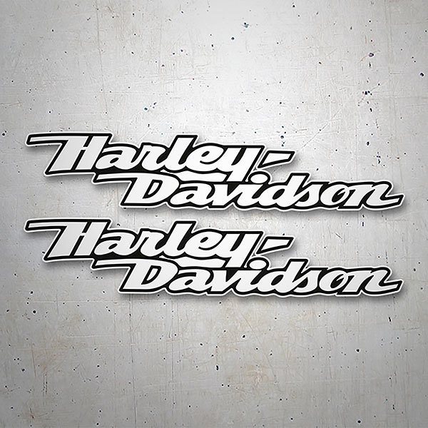 Aufkleber: Kit Harley Davidson weiß Aerodynamik