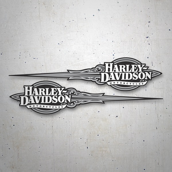 Aufkleber: Kit Harley Davidson grau Adrenalin