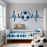 Wandtattoos: Fu&szlig;ballf&ouml;rmiges Elektrokardiogramm 11