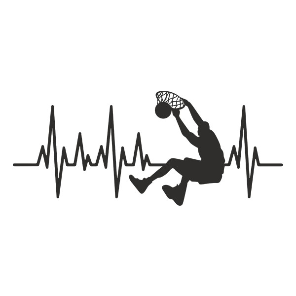 Wandtattoos: Punkten Elektrokardiogramm