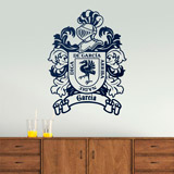 Wandtattoos: Heraldisches Wappen García 2