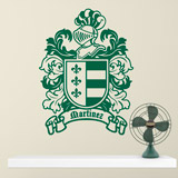 Wandtattoos: Heraldisches Wappen Martínez 2