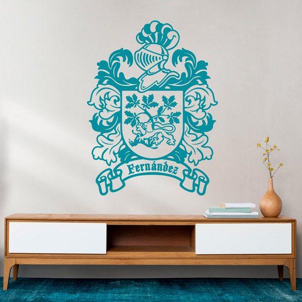 Wandtattoos: Heraldisches Wappen Fernández