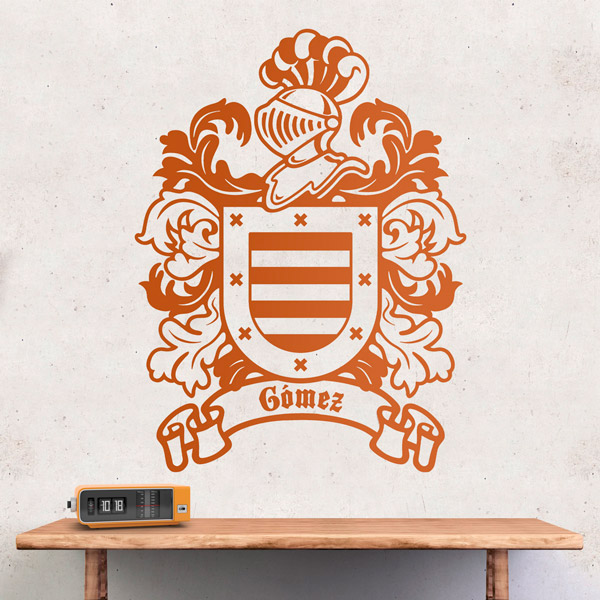 Wandtattoos: Heraldisches Wappen Gómez