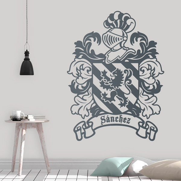 Wandtattoos: Heraldisches Wappen Sánchez