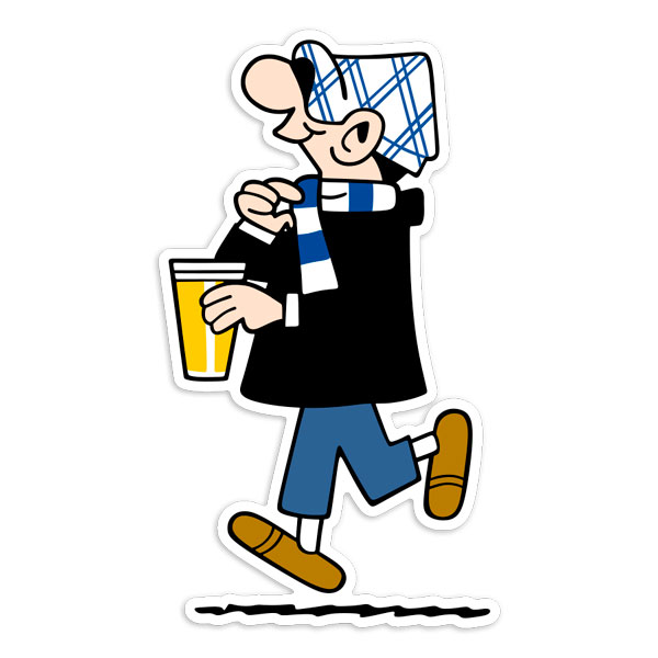 Aufkleber: Andy Capp Ultra Real Madrid