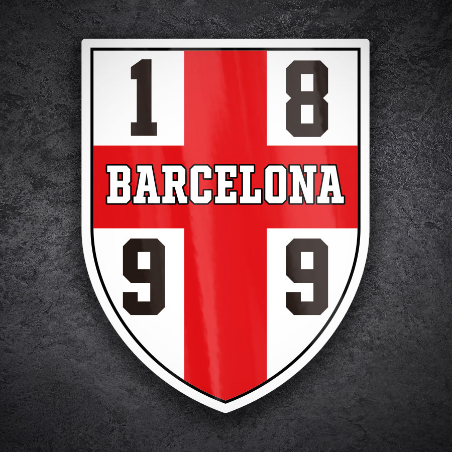 Aufkleber: Hooligan-Schild Barcelona 1899
