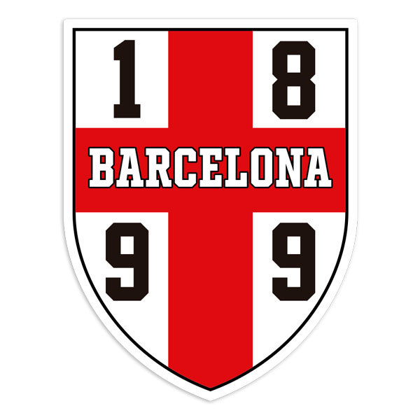 Aufkleber: Hooligan-Schild Barcelona 1899