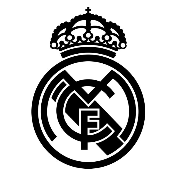 Aufkleber: Wappen Real Madrid CF