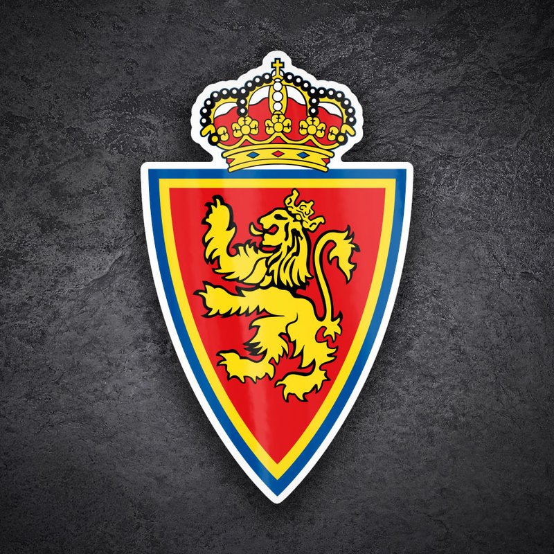 Aufkleber: Real Zaragoza Wappen