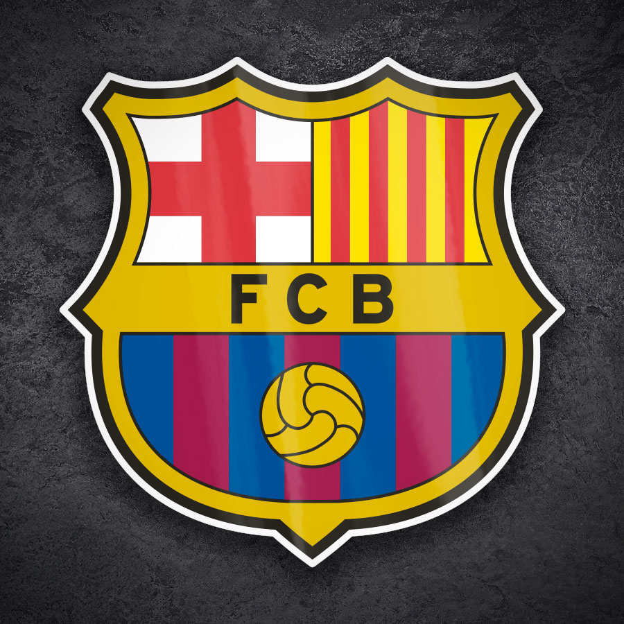 Aufkleber: Aktuelles FC Barcelona Wappen