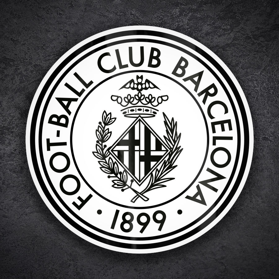 Aufkleber: Historisches Wappen FC Barcelona