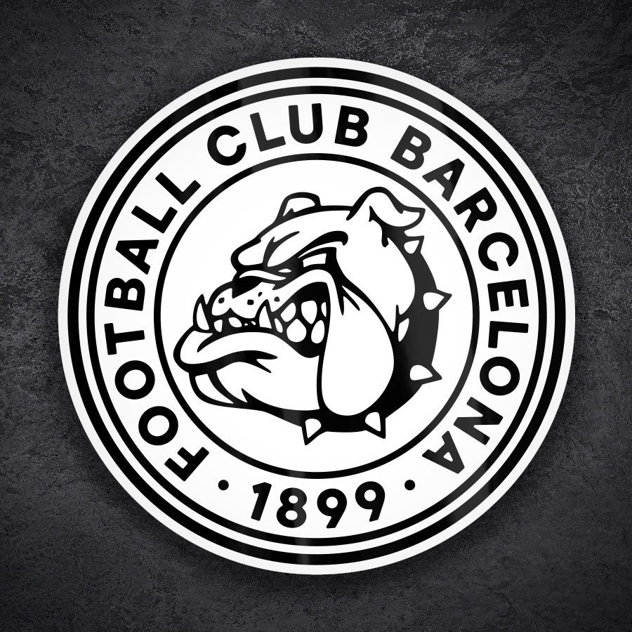 Aufkleber: 1899 Bulldog Football Club Barcelona