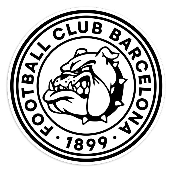 Aufkleber: 1899 Bulldog Football Club Barcelona