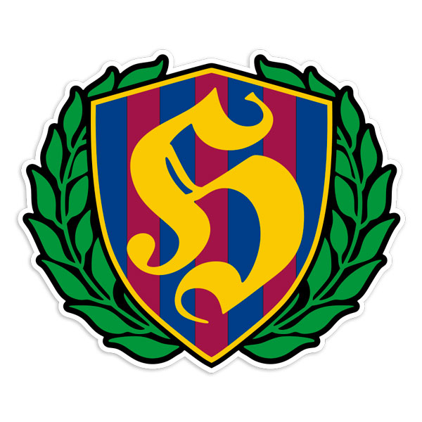 Aufkleber: Hooligan Lorbeer Wappen FCB