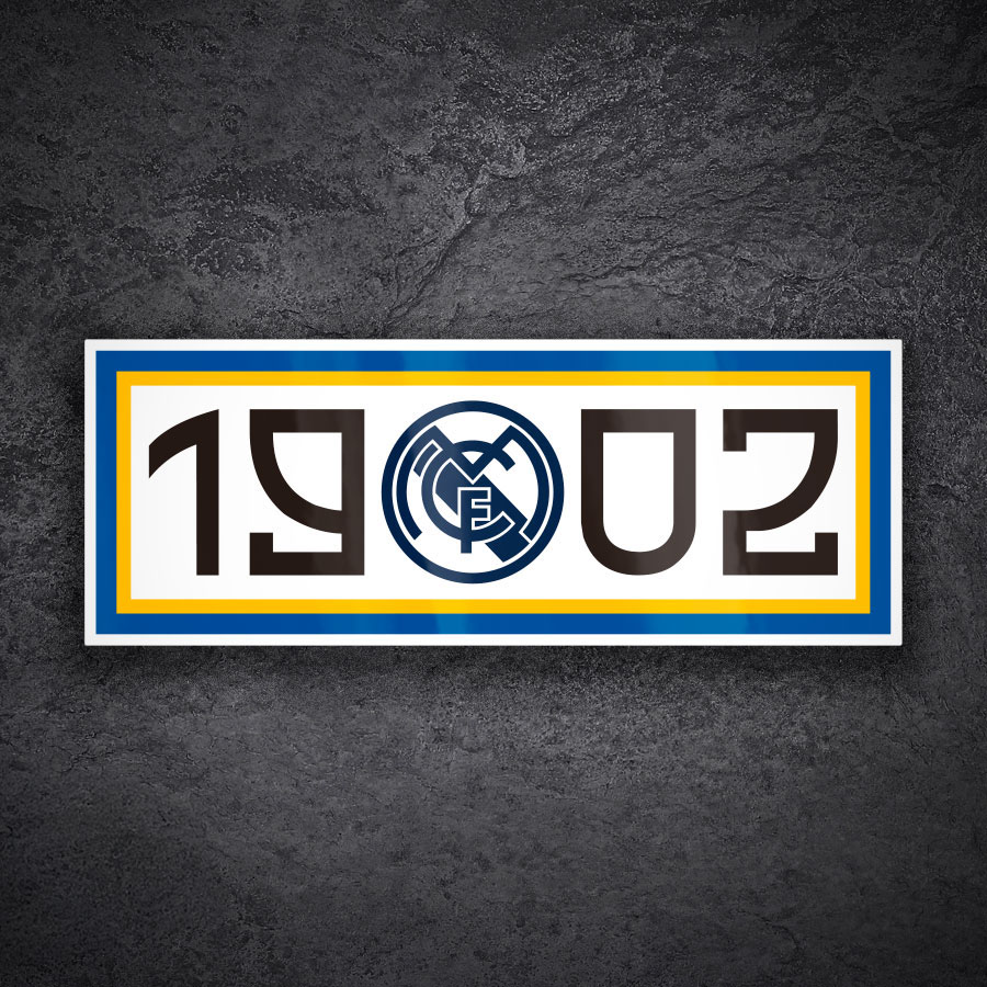 Aufkleber: Ultra Fußball 1902 Real Madrid CF