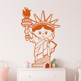 Wandtattoos: Statue der Freiheit der Kinder 4