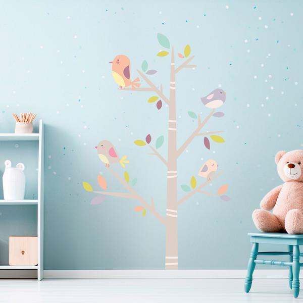 Kinderzimmer Wandtattoo: Baum der Vögel