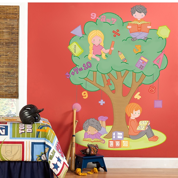 Kinderzimmer Wandtattoo: Der Baum der Mathematik