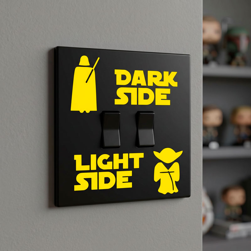 Star Wars Lichtschalter Dark Side & Light Side 2