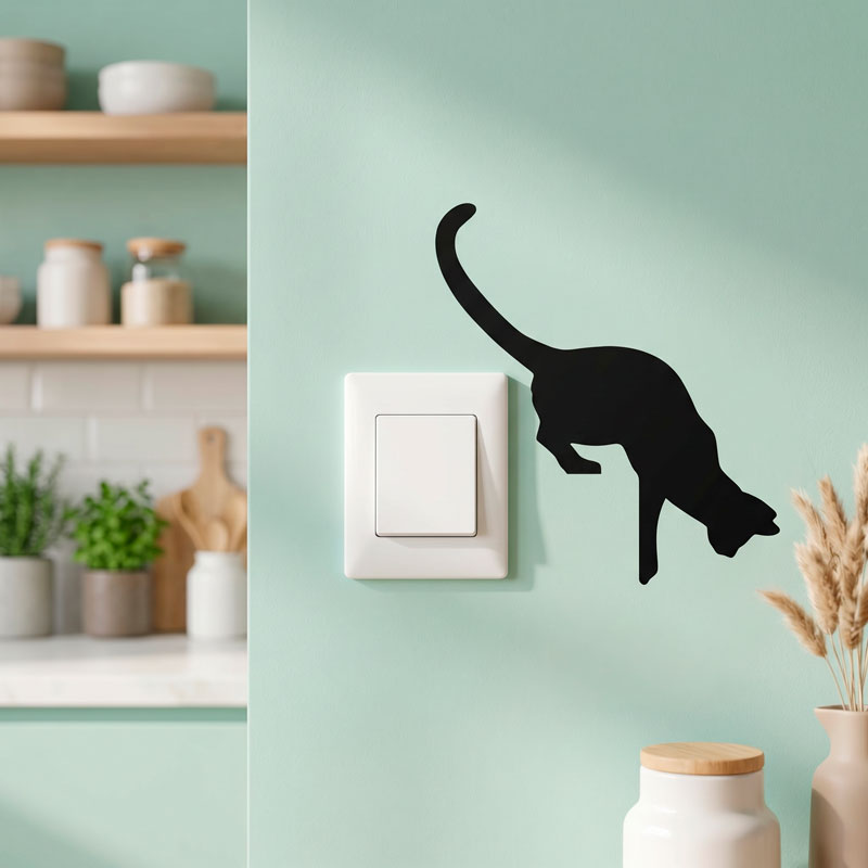 Katze Bereit zum Springen 4/5