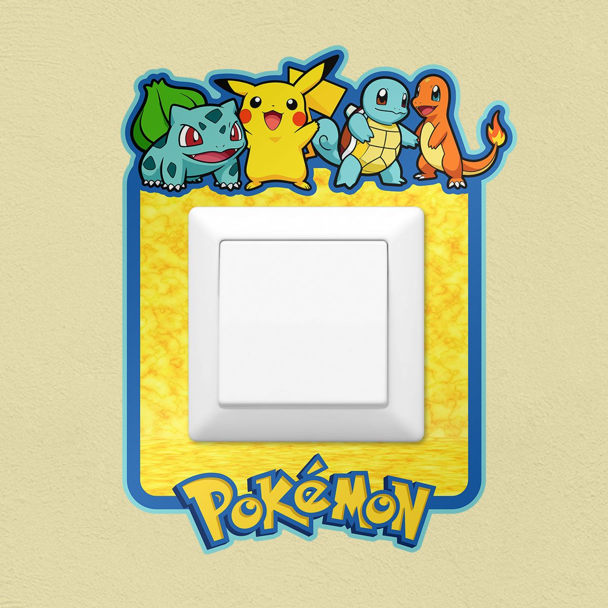 Wandtattoos: Vinyl Aufkleber Pokémon für Lichtschalter