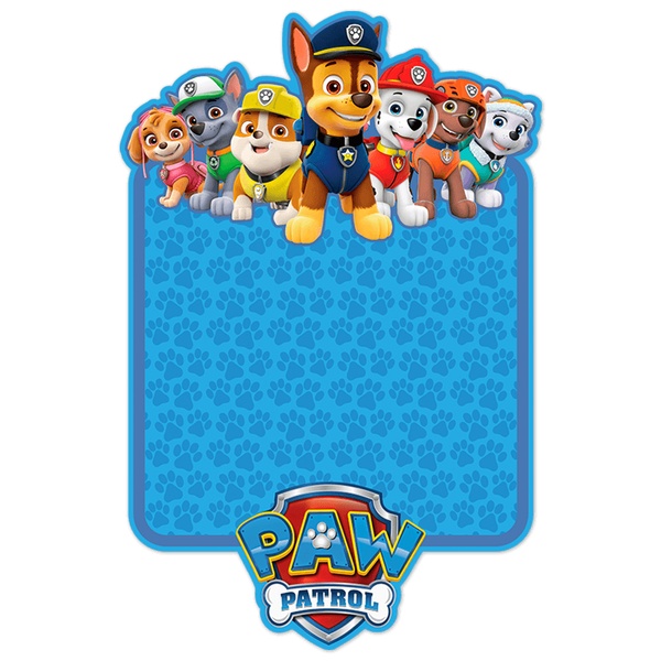 Wandtattoos: Vinyl Aufkleber Paw Patrol für Lichtschalter