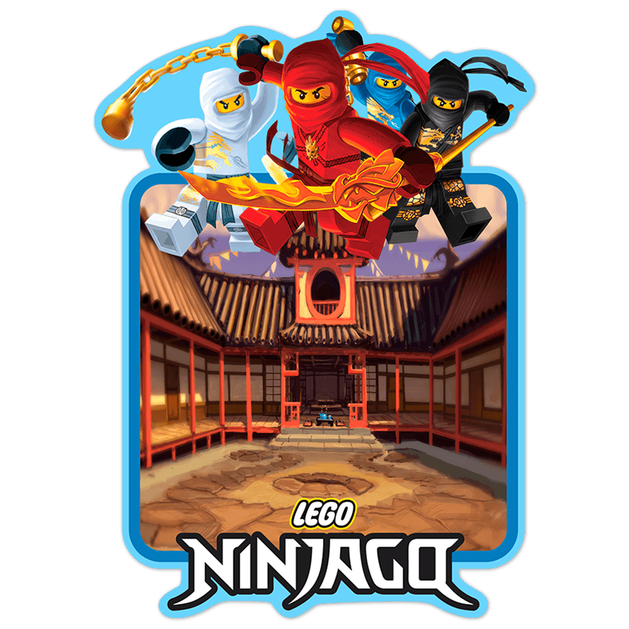 Wandtattoos: LEGO Ninjago Lichtschalter Wandtattoo
