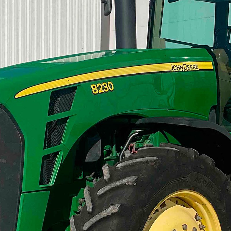 John Deere 8230 Aufkleber-Set 3/3