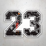 Aufkleber: Michael Jordan 23 3