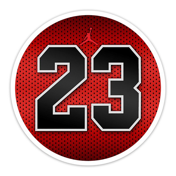Aufkleber: Michael Jordan 23 Logo
