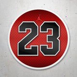 Aufkleber: Michael Jordan 23 Logo 3
