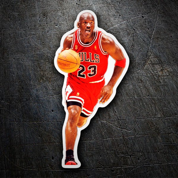 Aufkleber: Michael Jordan Chicago Bulls
