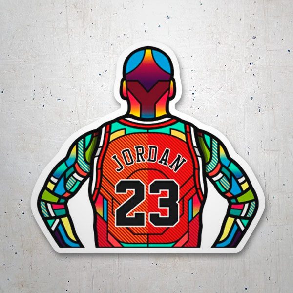 Aufkleber: Michael Jordan Collage