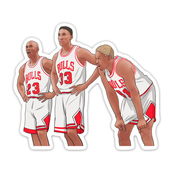 Aufkleber: Chicago Bulls All-Stars