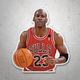 Aufkleber: Michael Jordan Chicago Bulls 23 3