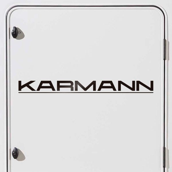 Wohnmobil aufkleber: Karmann logo