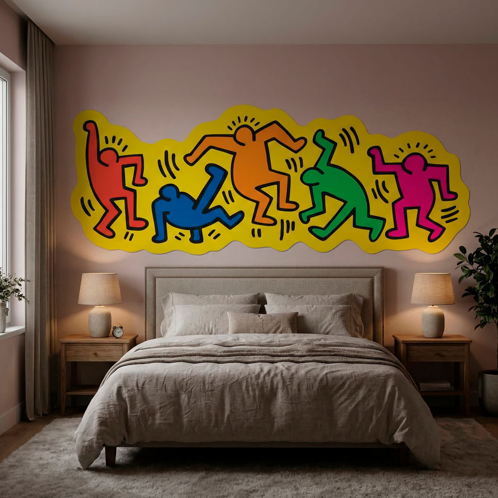 Wandtattoos: Breakdance (Farbe)