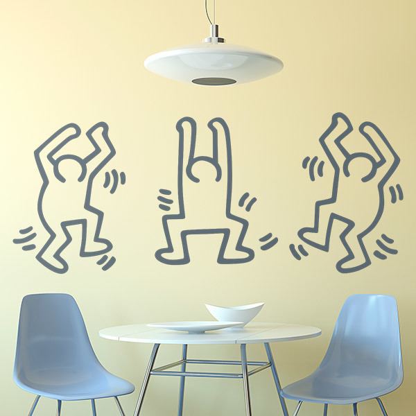 Wandtattoos: Dancing Men